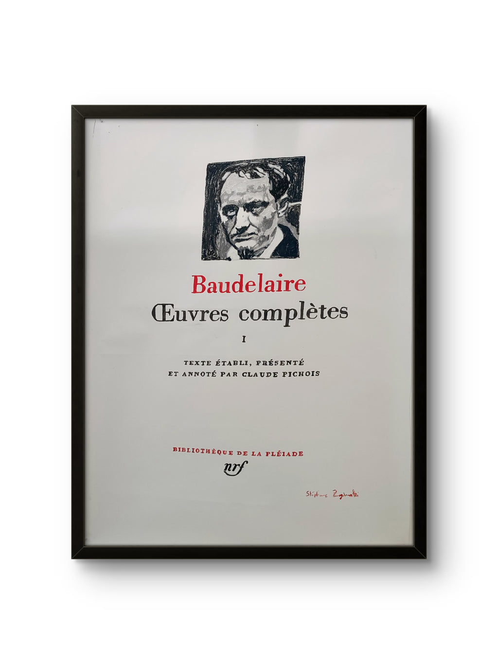 Couverture Pléiade Baudelaire