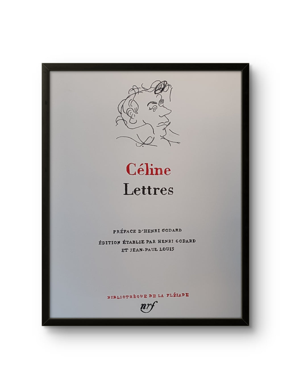 Couverture Pléiade Céline