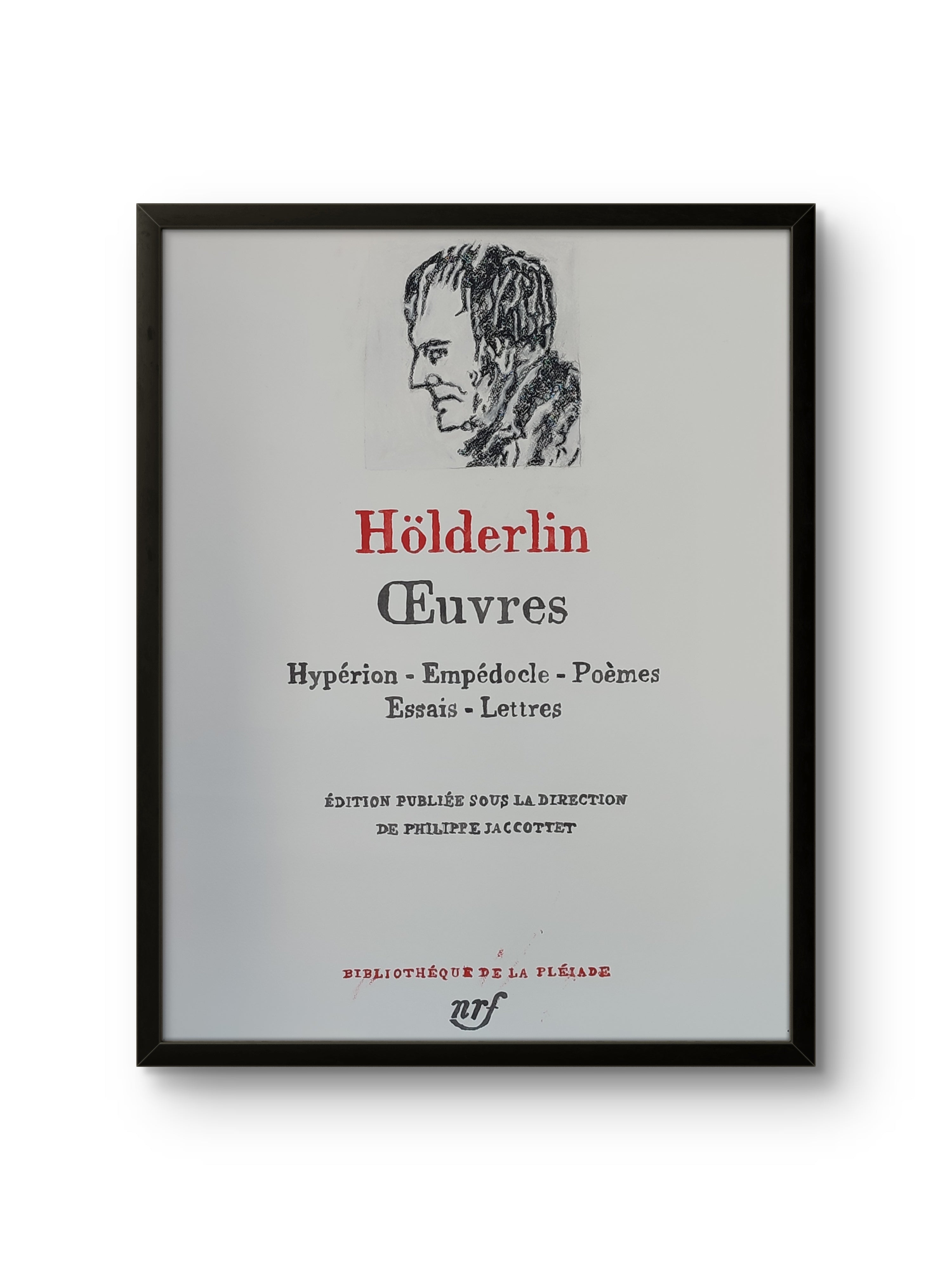 Couverture Pléiade Hölderlin