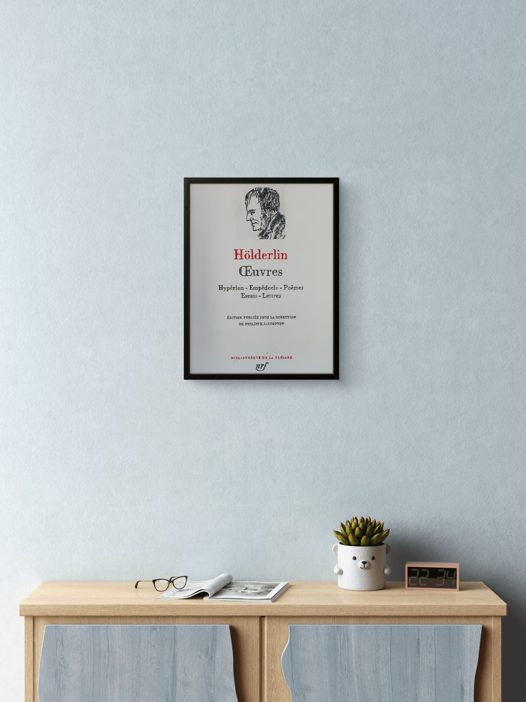 Couverture Pléiade Hölderlin