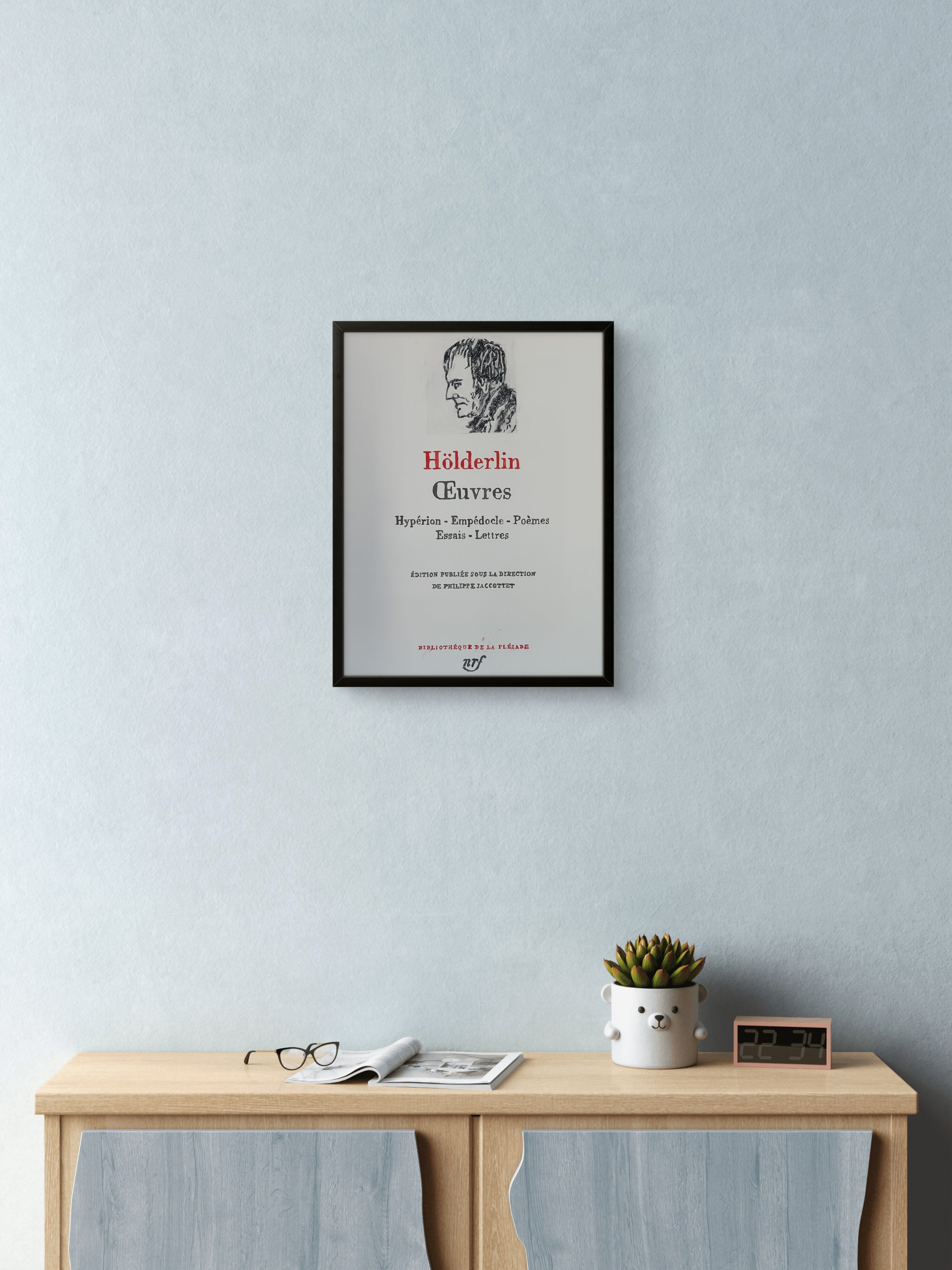 Couverture Pléiade Hölderlin