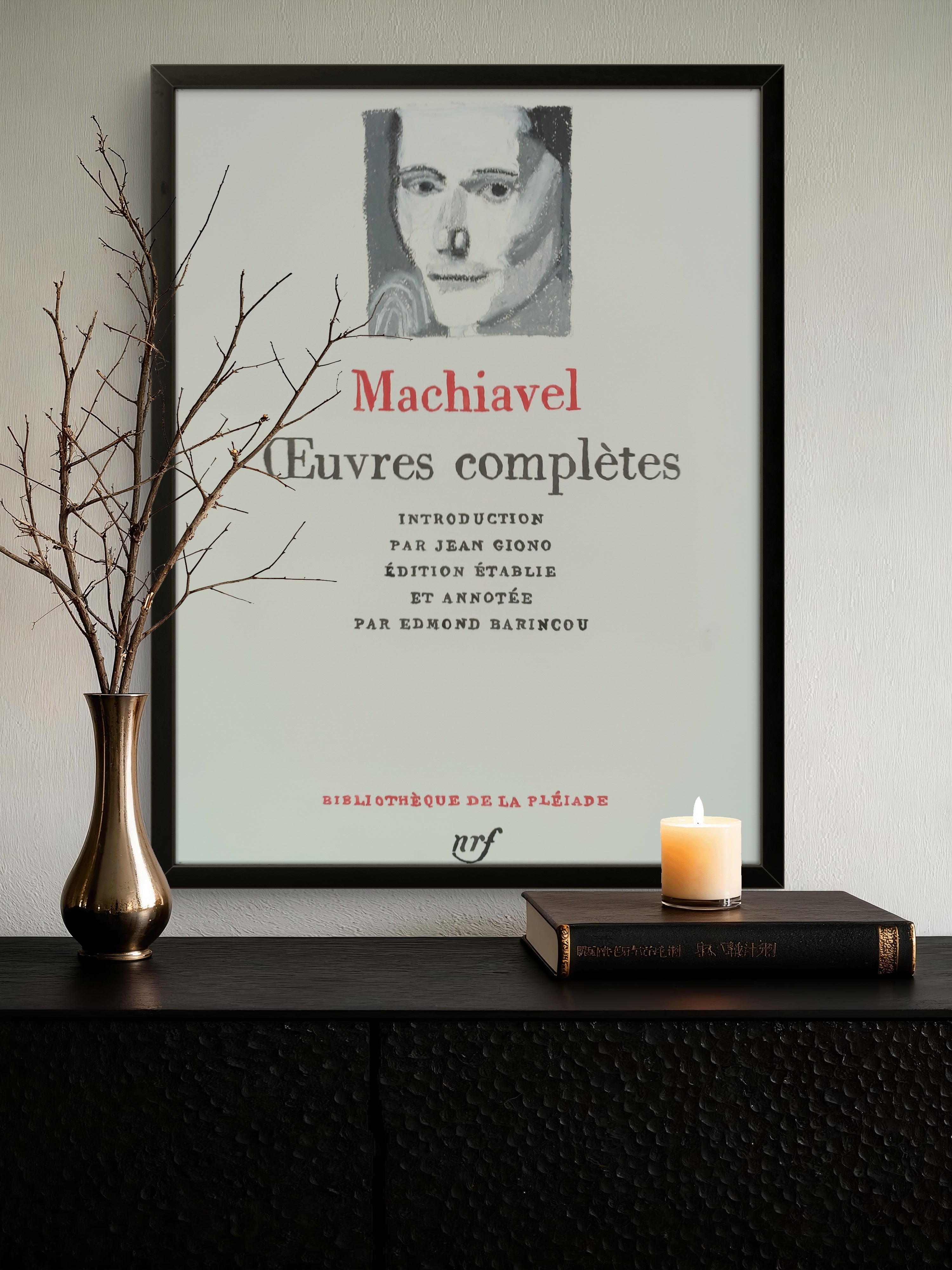 Couverture Pléiade Machiavel