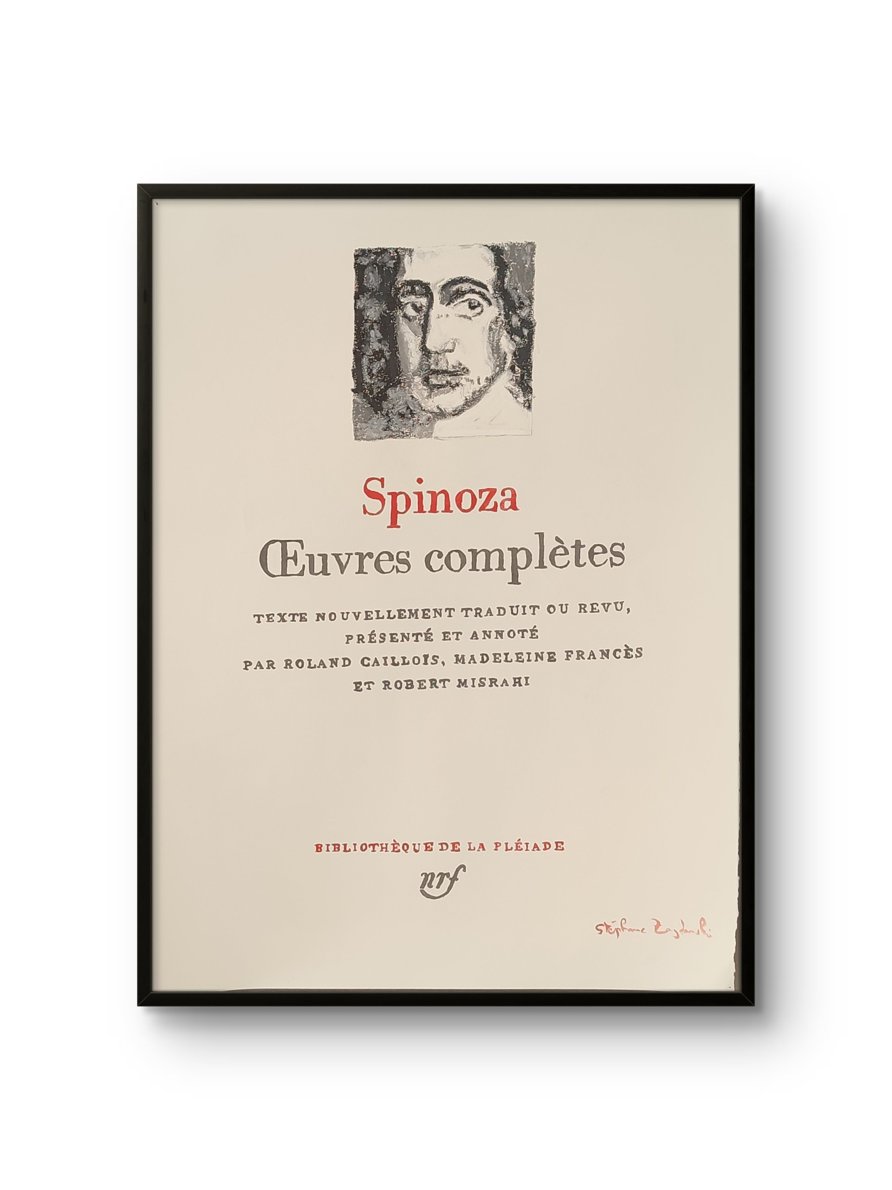 Couverture Pléiade Spinoza