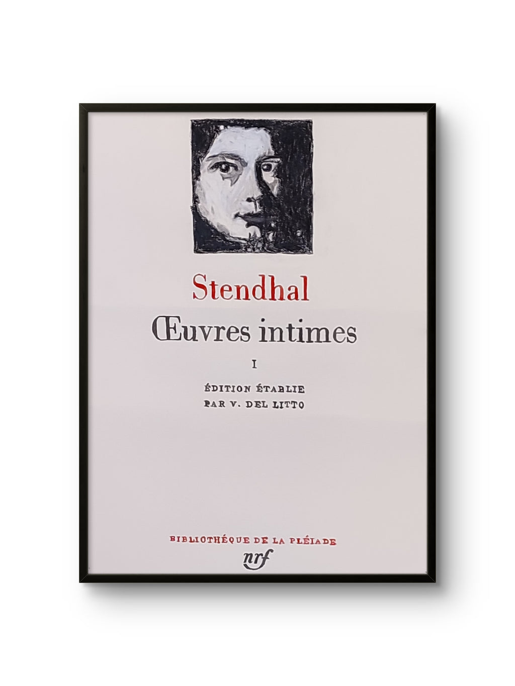 Couverture Pléiade Stendhal