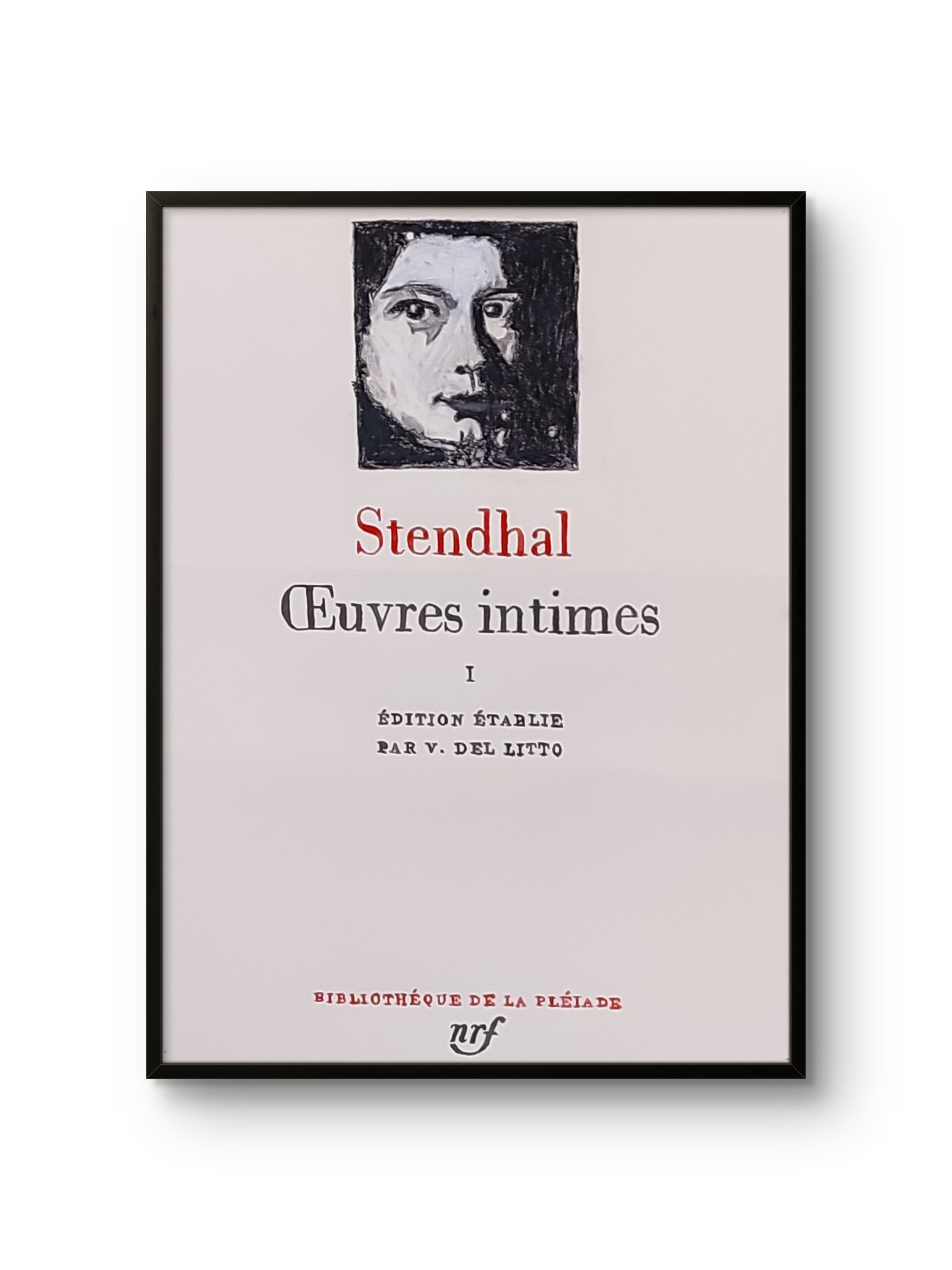 Couverture Pléiade Stendhal