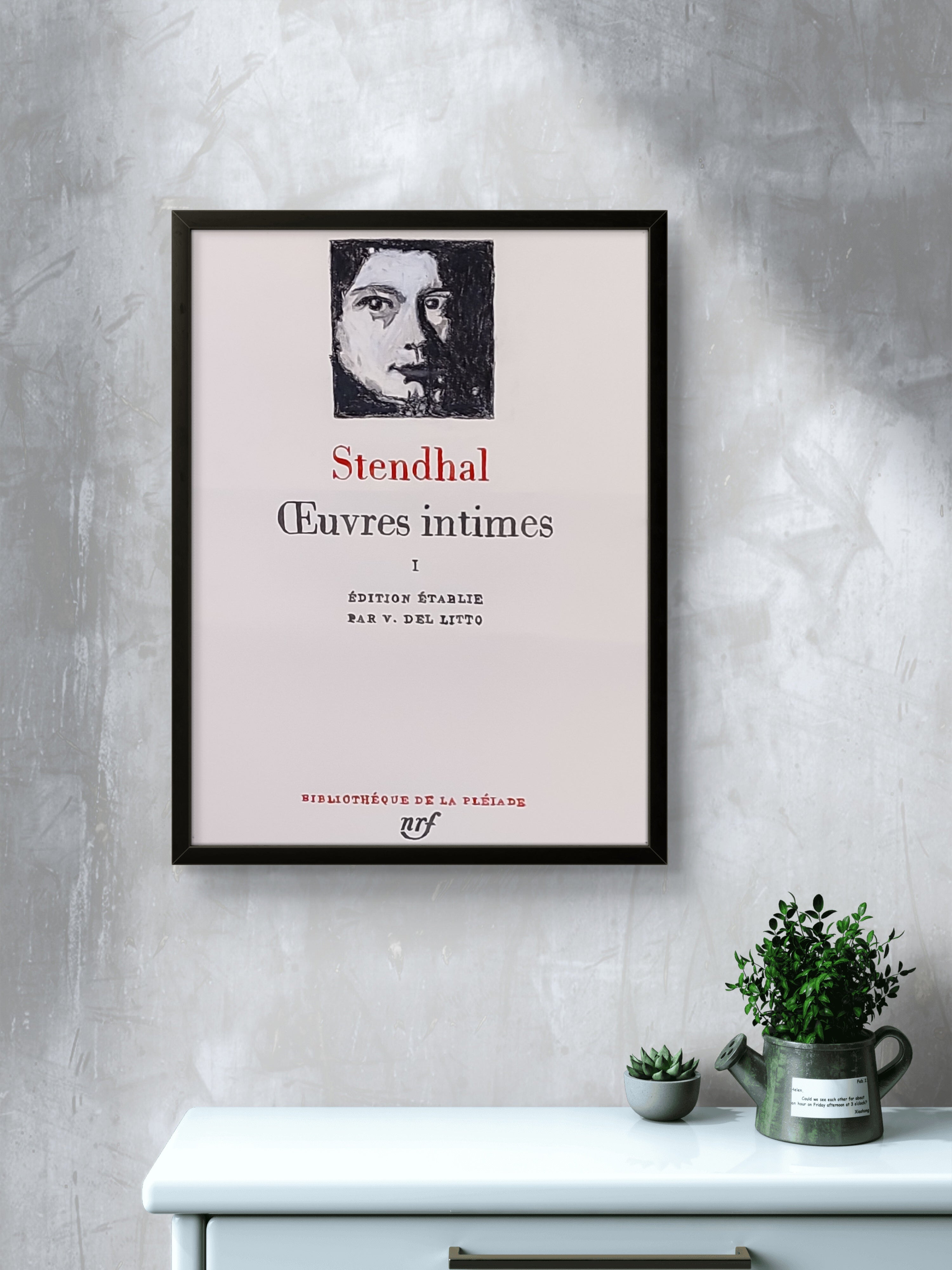 Couverture Pléiade Stendhal