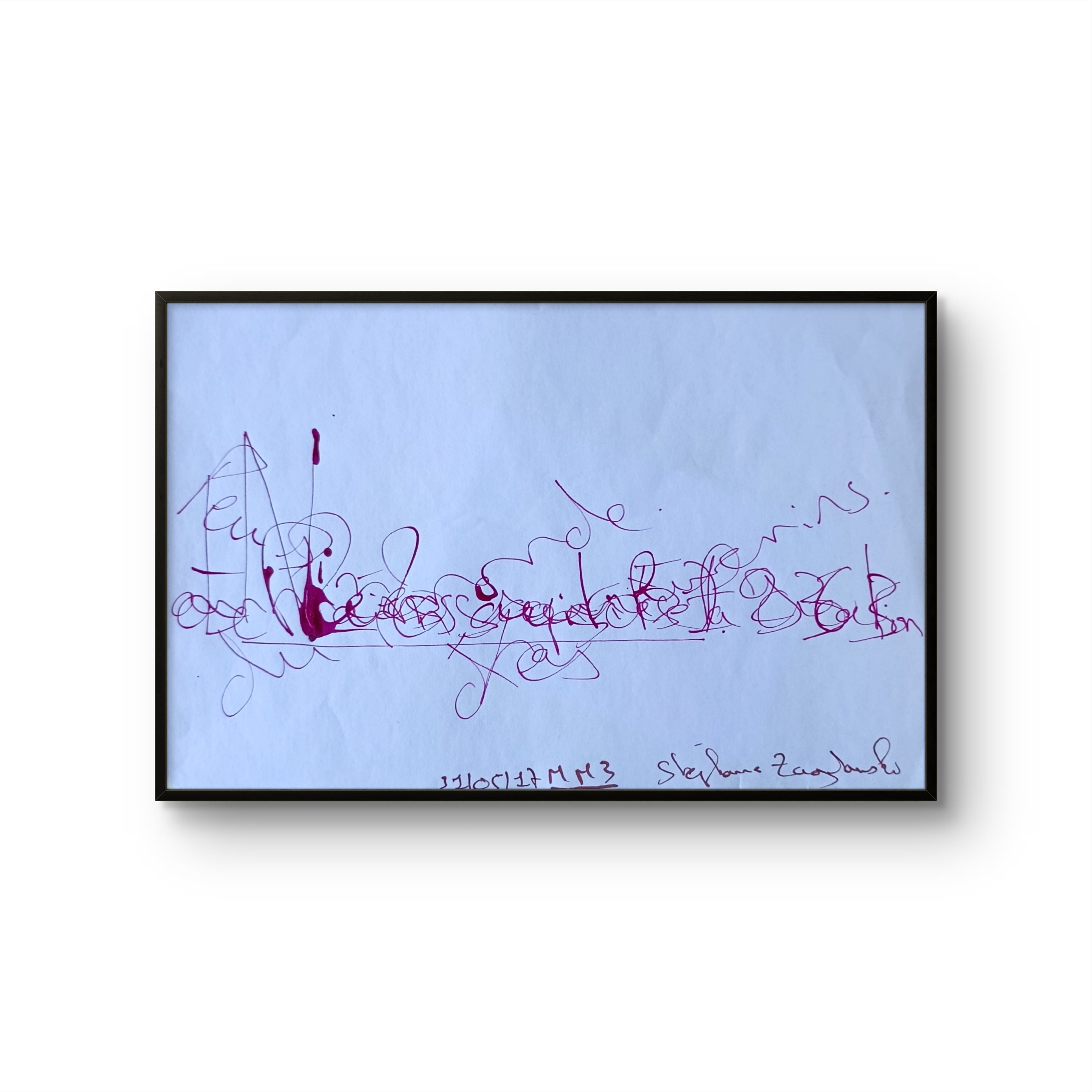 Mes Moires n°3, esquisse
