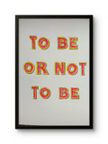 Logos "To be or not to be"